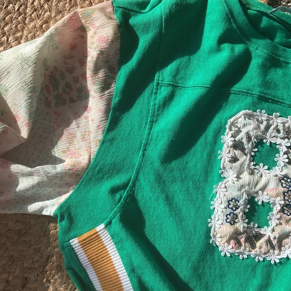 Green 8 jersey crewneck - Picture 2 of 3